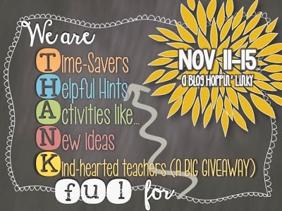 BlogHoppin' We Are Thankful Linky Party Header