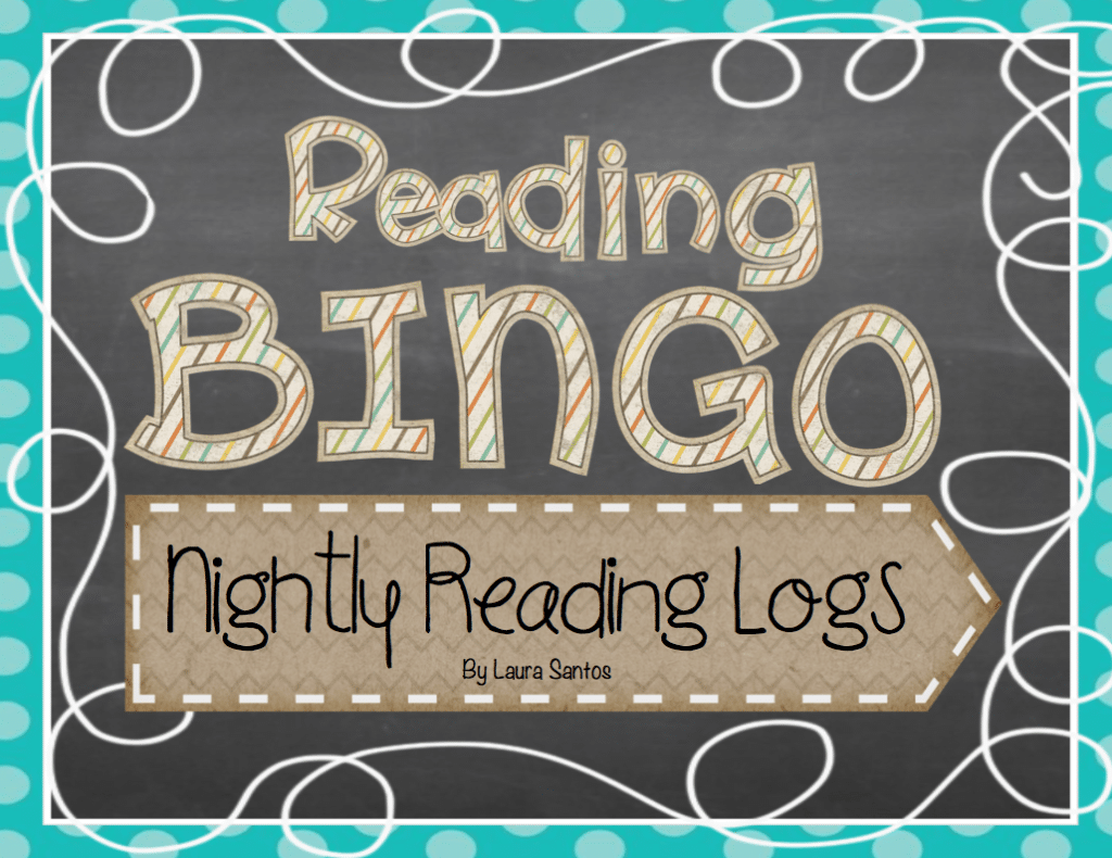 Reading Bingo Nightly Reading Logs Resource Cover 