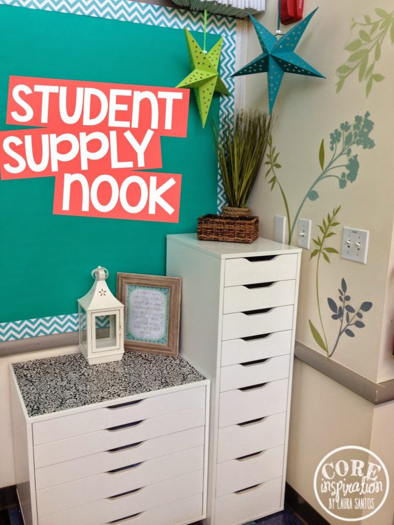 Core Inspiration student supply nook. 