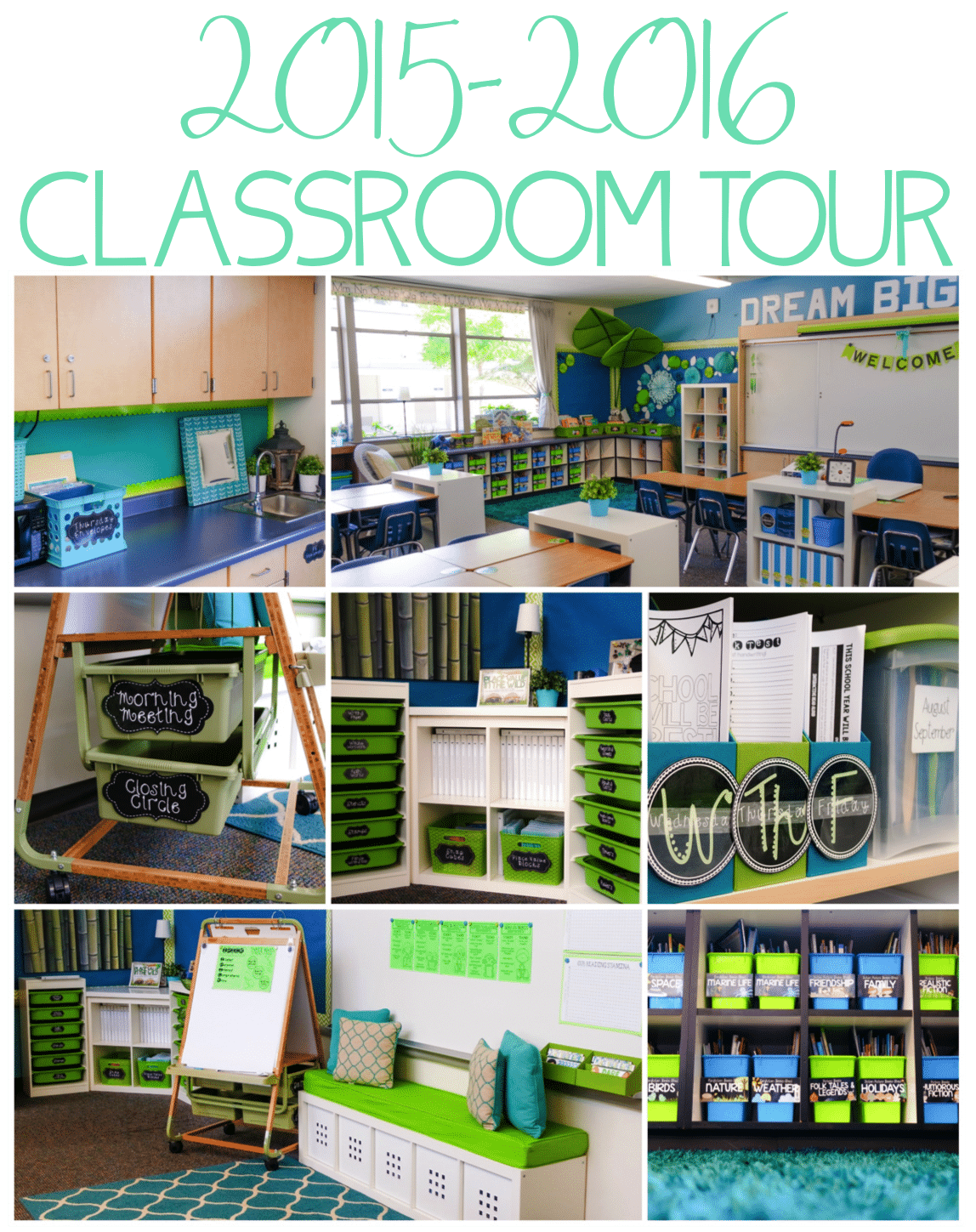 2015-16 Core Inspiration Classroom Tour Collage