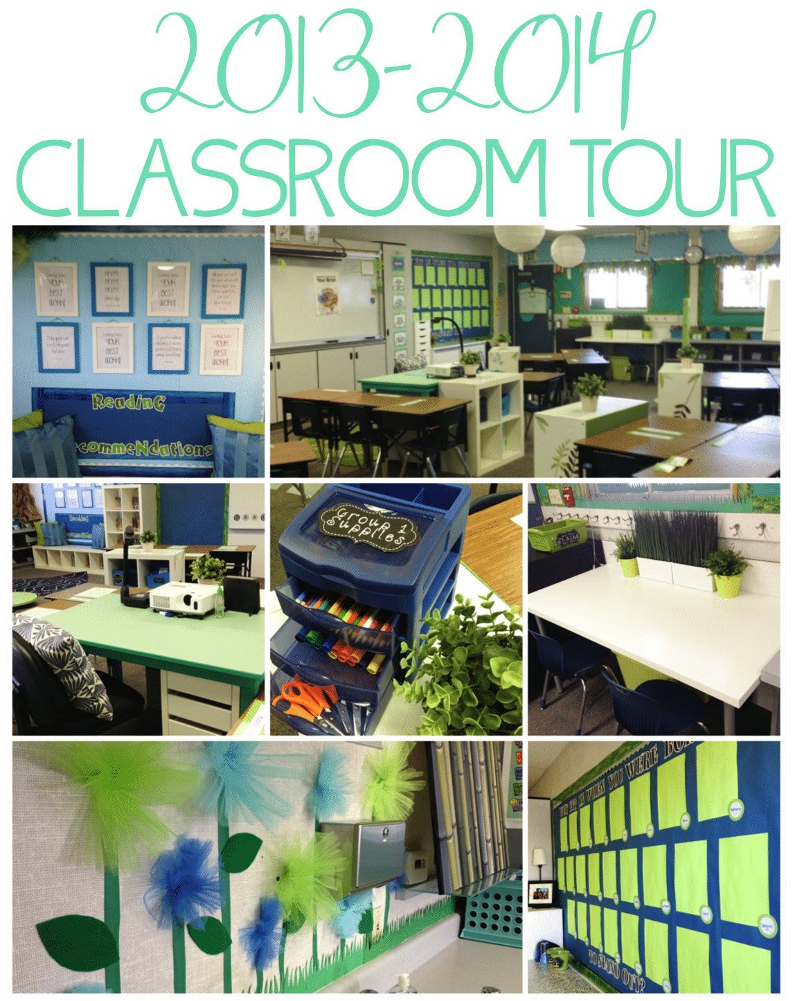 Core Isnpiration Classroom Tour 2013-14 Collage