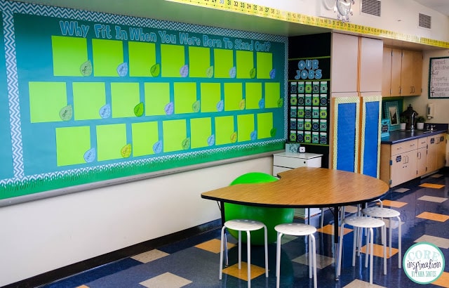 Core Inspiration small group instruction table.