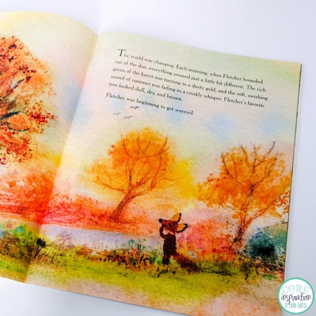 The introduction of Fletcher and the Falling Leaves makes it a perfect mentor text for imaginary narrative. Fletcher and the Falling Leaves Introduction sample