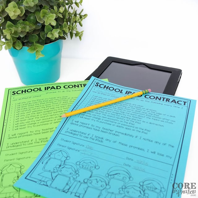 A closer look at my school iPad contract. 