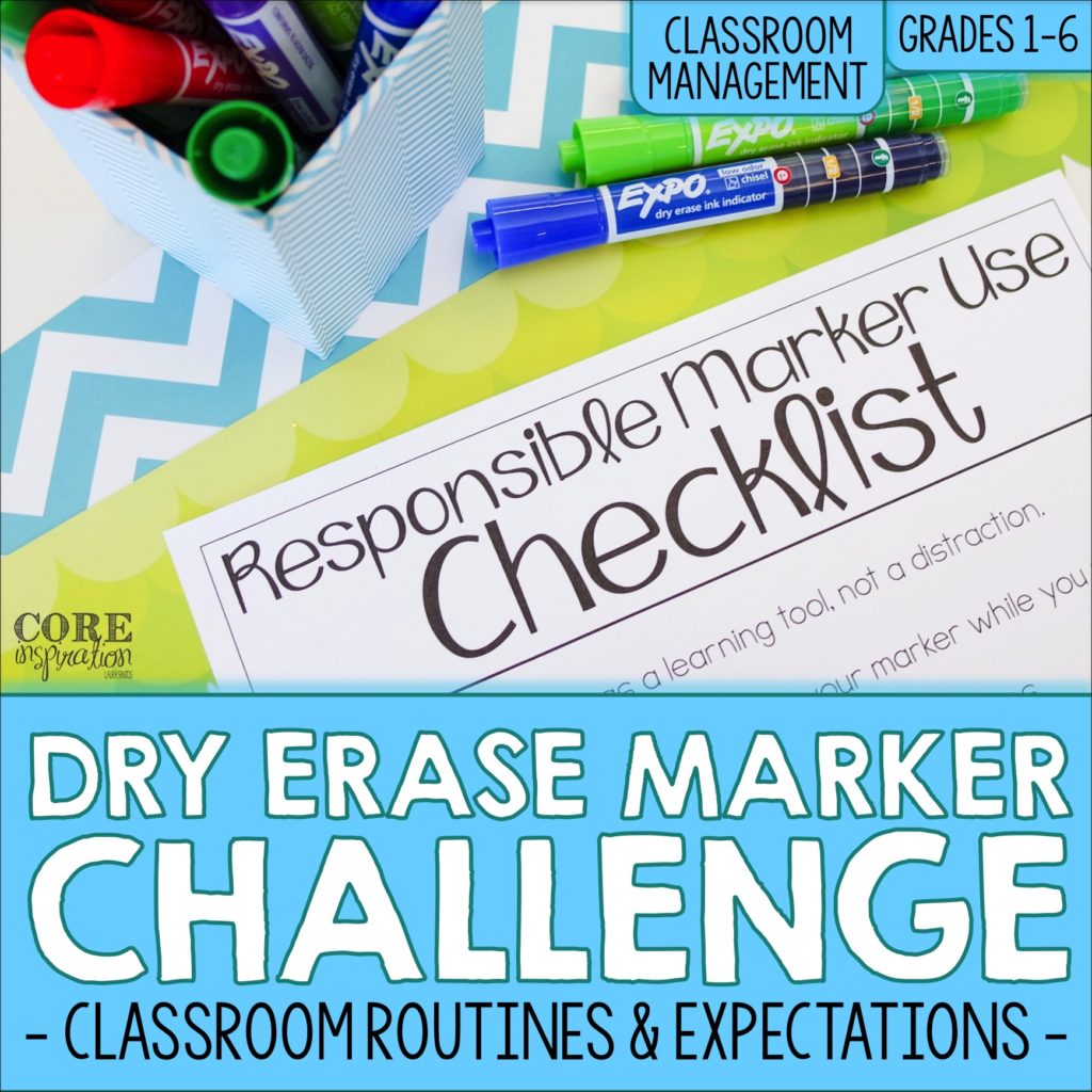 Core Inspiration Dry Erase Marker Challenge Activity Resource Cover