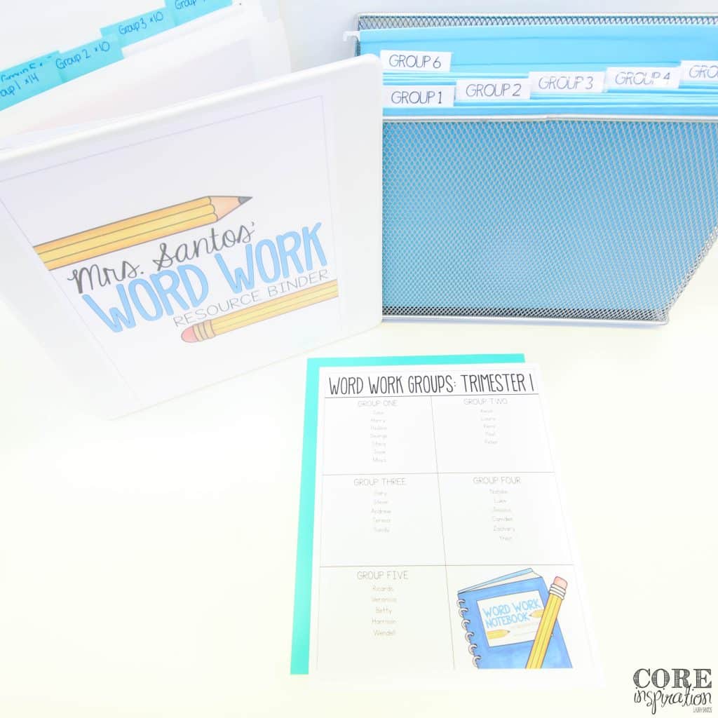 Words word binder and file