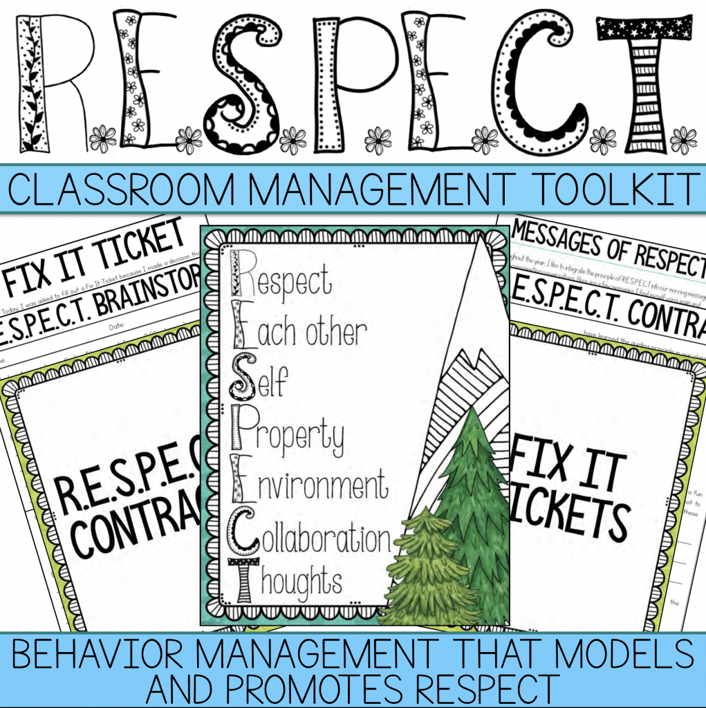 Cover of Core Inspiration's R.E.S.P.E.C.T. Classroom Behavior Management Tools for Social Emotional Learning