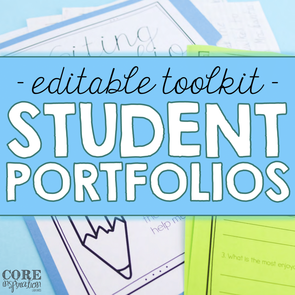 Cover Editable Student Portfolio Toolkit