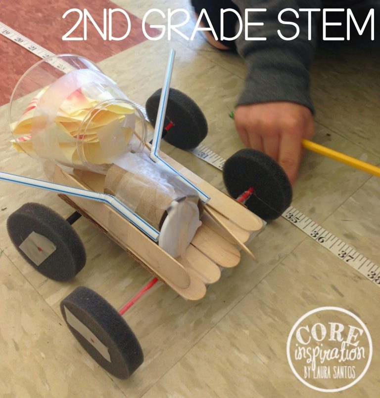 Second grader cars on a roll