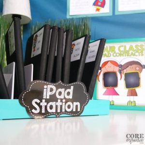 iPad Station with Contract Binder