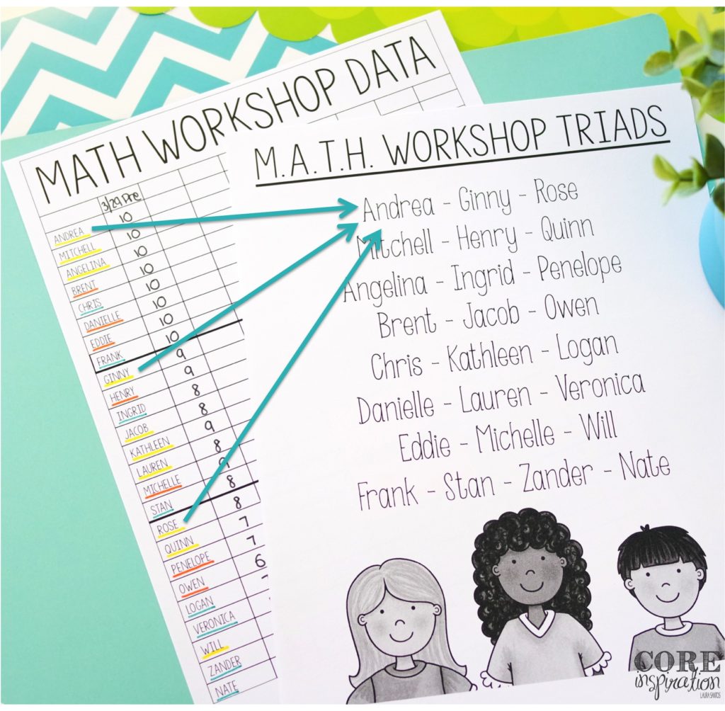 Tips For Creating Math Triads for Math Workshop - math small group work boosts students independence.