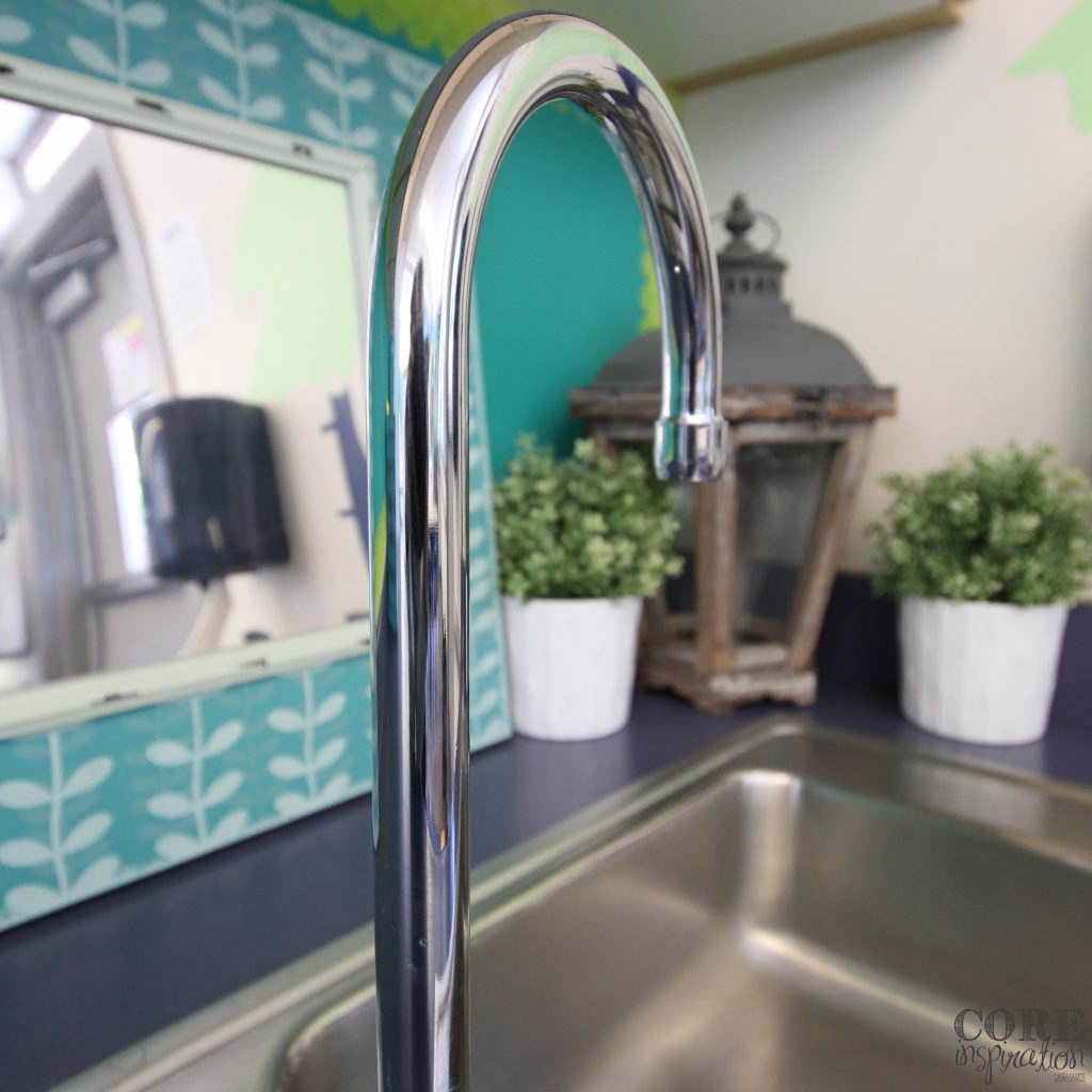 Beautiful classroom sink area