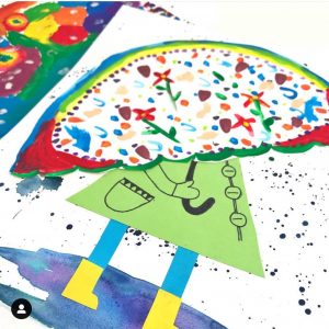 Core Inspiration Spring Umbrella Art Project