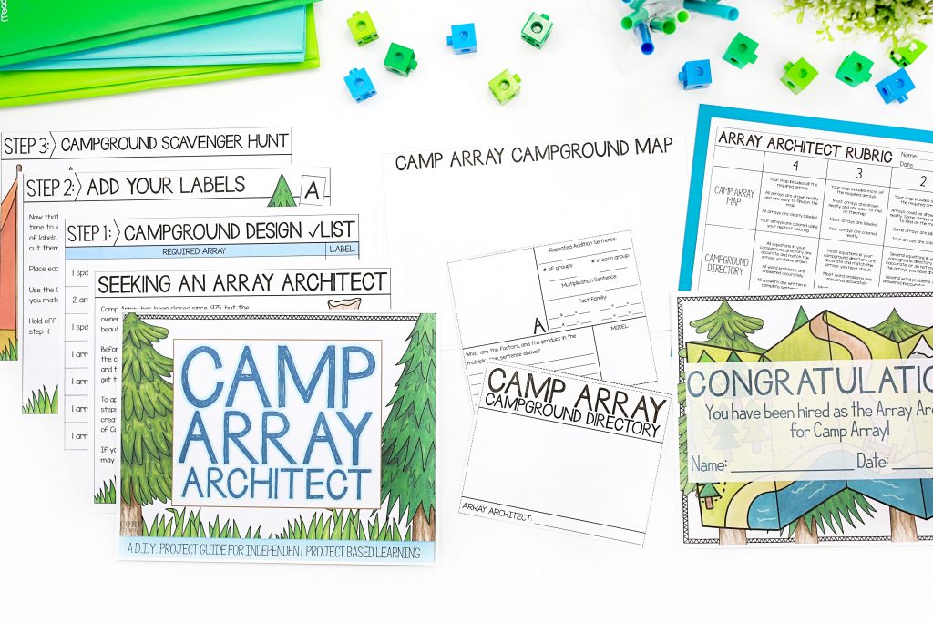 Core Inspiration's Camp Array Architect Math Project Components Overview 